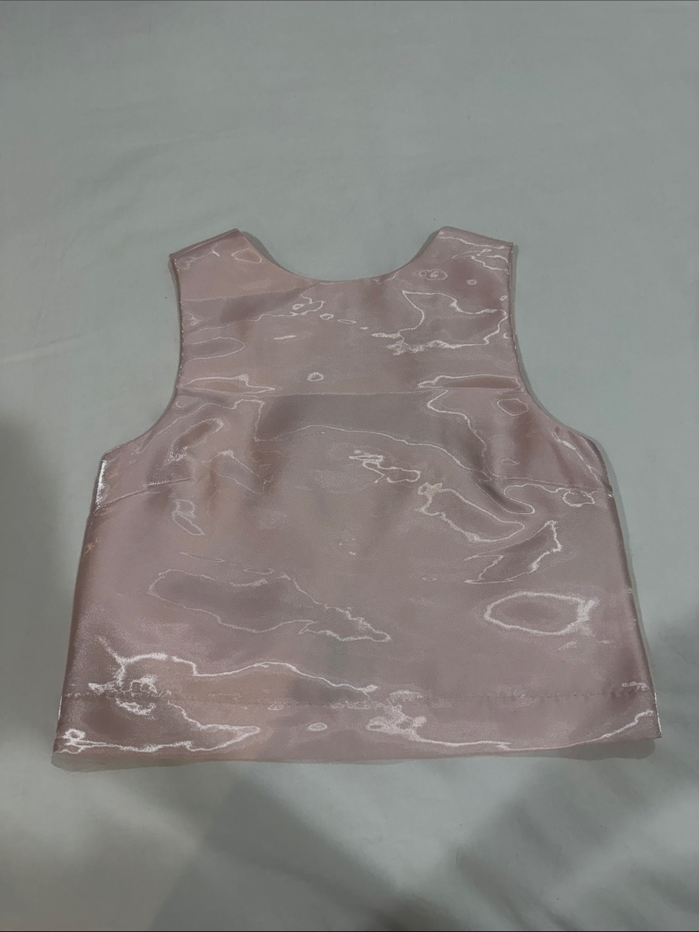 H&M Light Pink Shiny Sleeveless Camisole